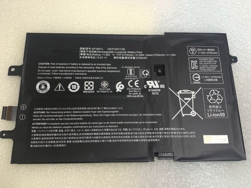 APS Batterie 4750mAh pour Acer AP19D5P 
